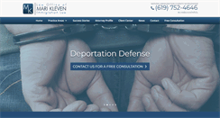 Desktop Screenshot of klevenimmigration.com
