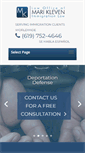 Mobile Screenshot of klevenimmigration.com